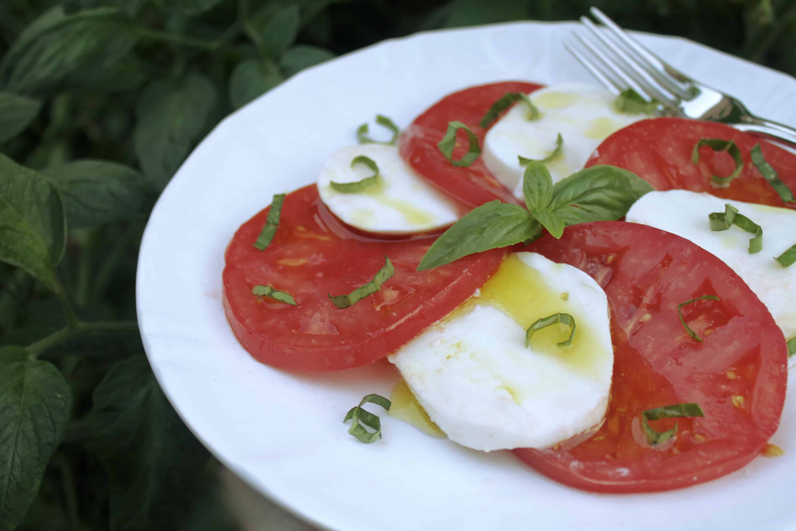 Insalata Caprese or Tomato, Basil, and Mozzarella Salad - Christina&amp;#39;s ...