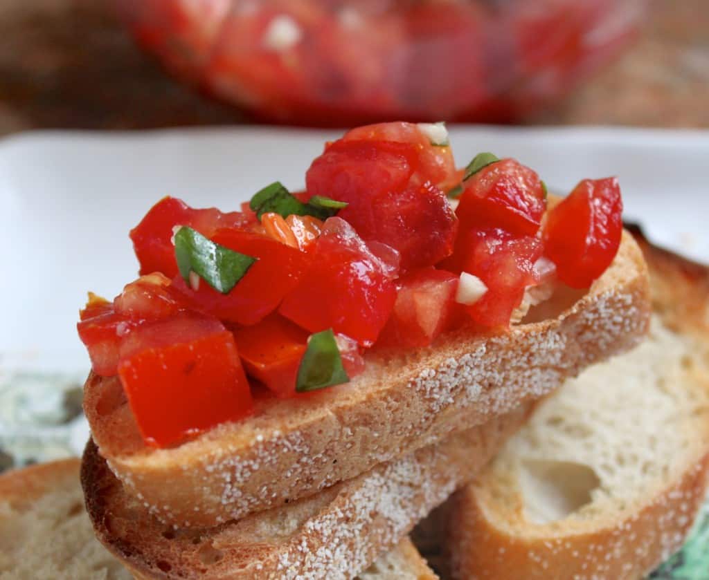 ways to use fresh garden tomatoes bruschetta