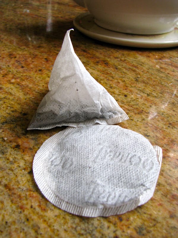 PG Tips and a Typhoo tea bag for a proper cup of British tea