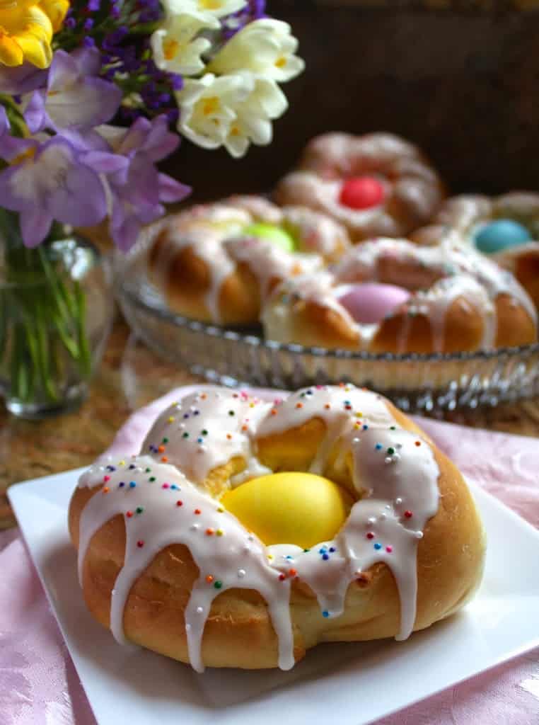 Individual Italian Easter Bread Rings...Easy Step by Step Directions - Christina's Cucina