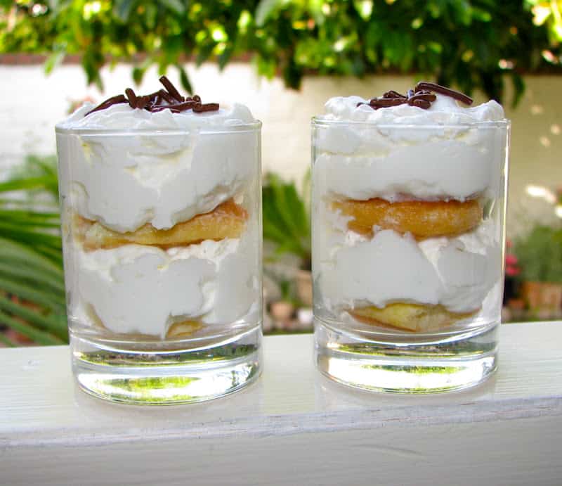 mini limoncello tiramisu trifles