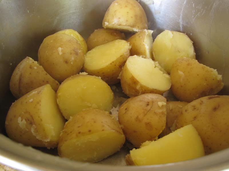 making potatoes with rosemary citrus roast chicken