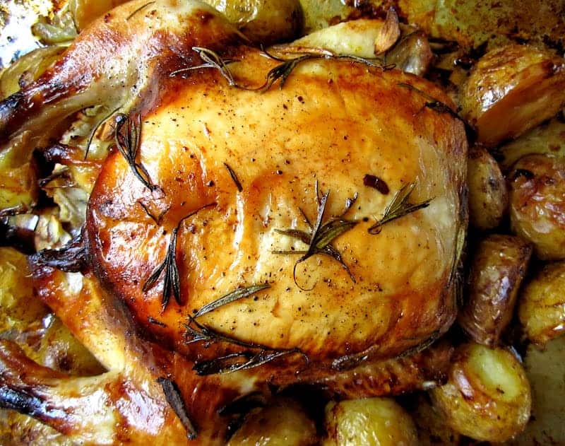 rosemary citrus roast chicken