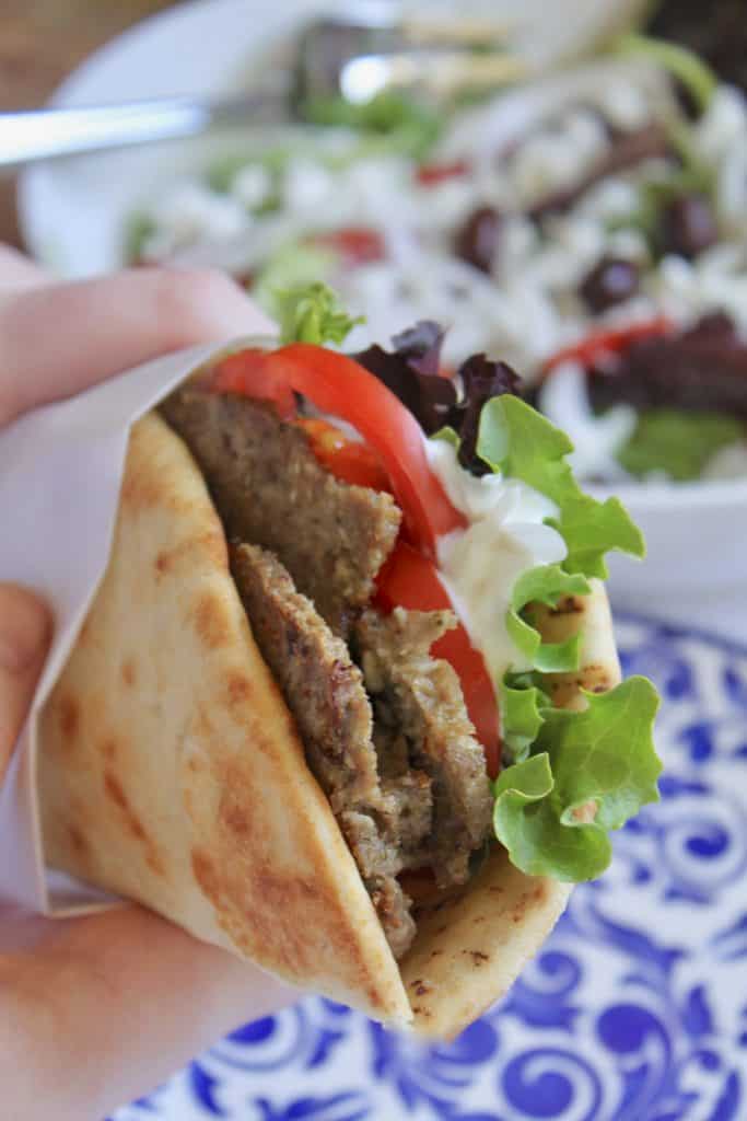 Homemade Greek Gyros with Tzatziki Sauce Recipe - Christina's Cucina