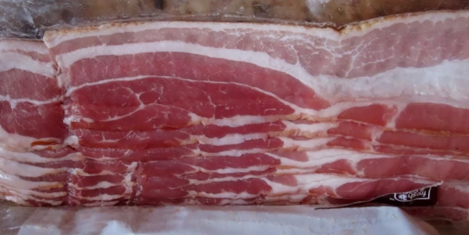 raw bacon 