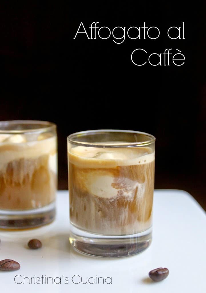 Affogato al caffe