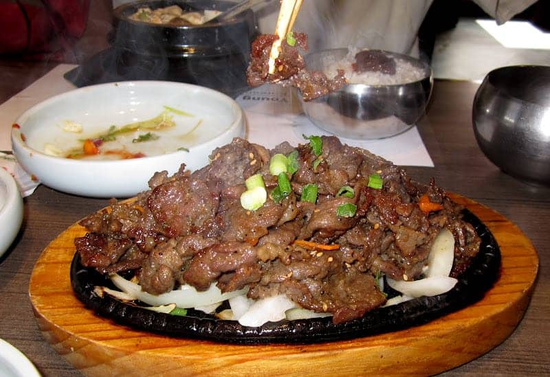 Korean barbecued beef
