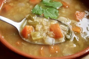 Red Lentil Soup (Scottish Recipe, Barley Optional) - Christina's Cucina