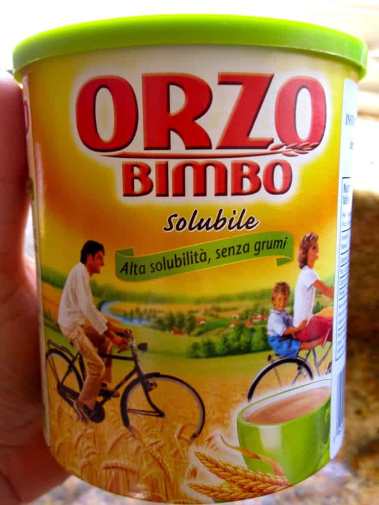 Giovanni's - ORZO A popular Italian substitute for coffee, from Orzo Bimbo  comes in granular just add hot water and stir (optionally) milk, to create  a great tasting hot beverage that tastes