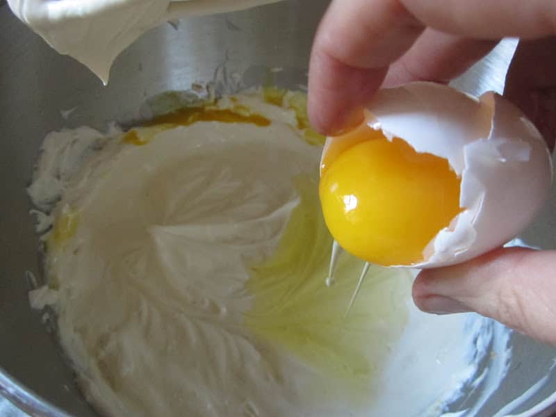 adding an egg