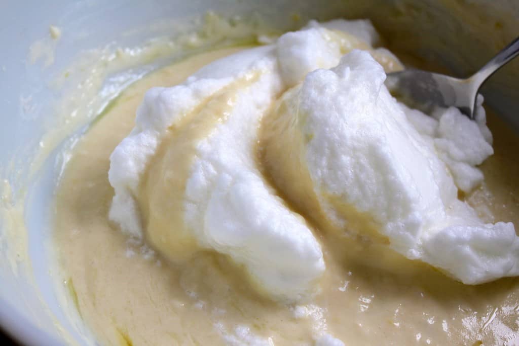 folding egg white into aebleskiver mixture recipe