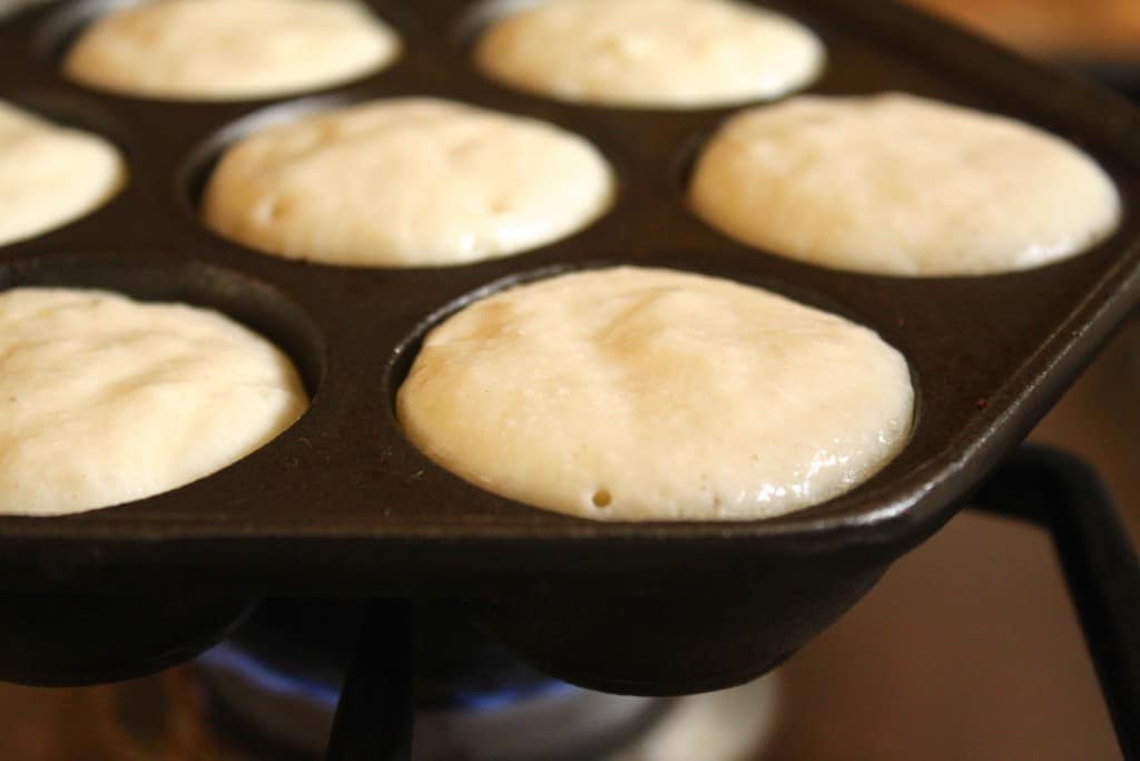 cooking aebleskivers in cast iron pan recipe Danish Pancakes