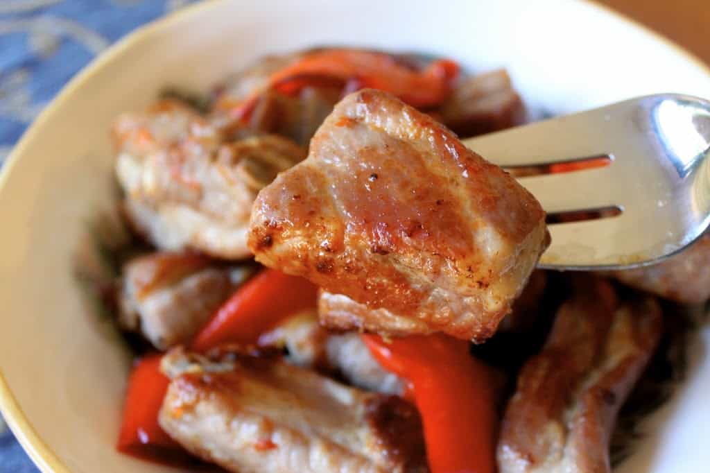 pickled peppers and pork
