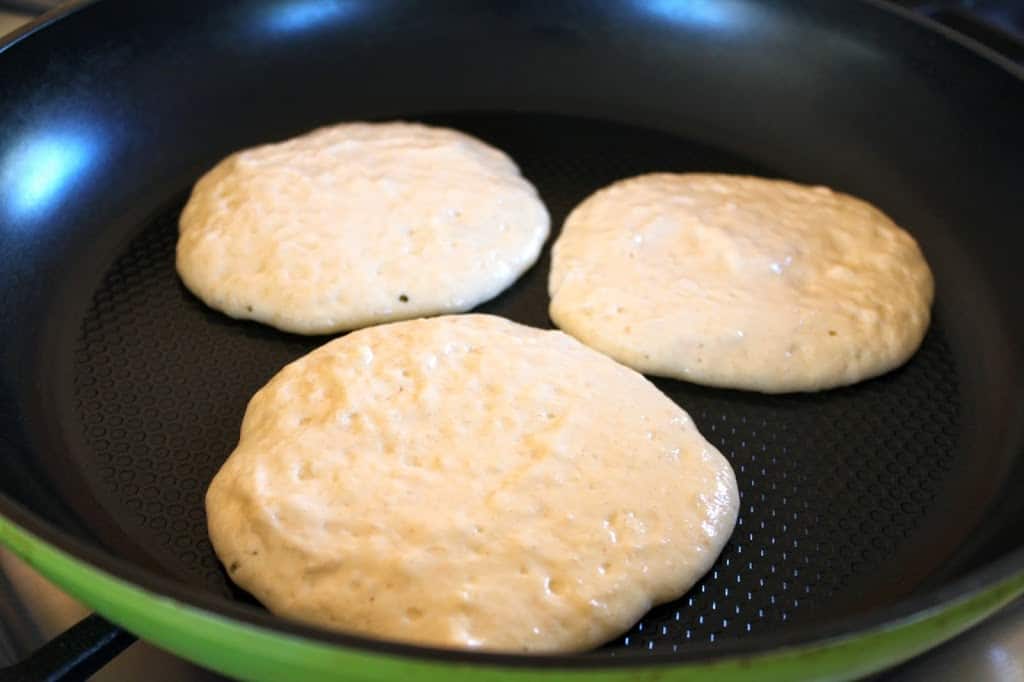 cooking buttermilk pancakes