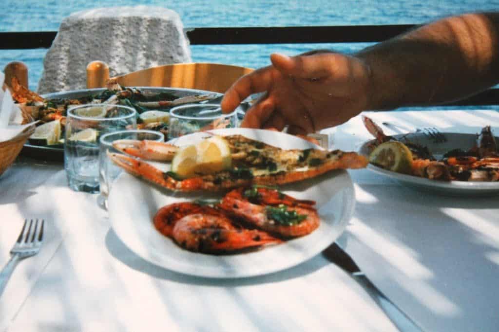 Seafood in Sicily, Italy