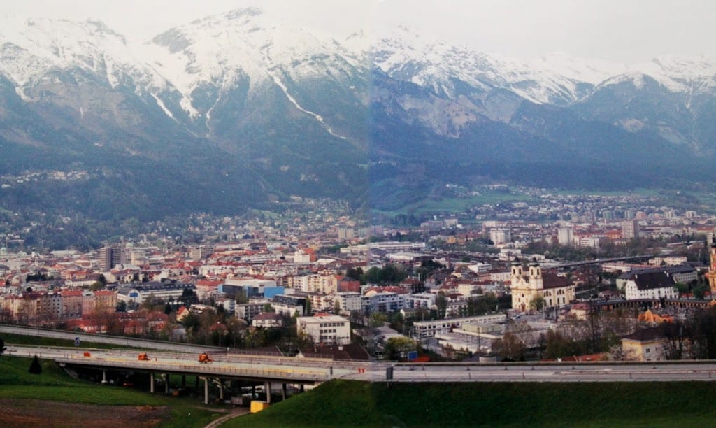 panorama of innsbruck austria