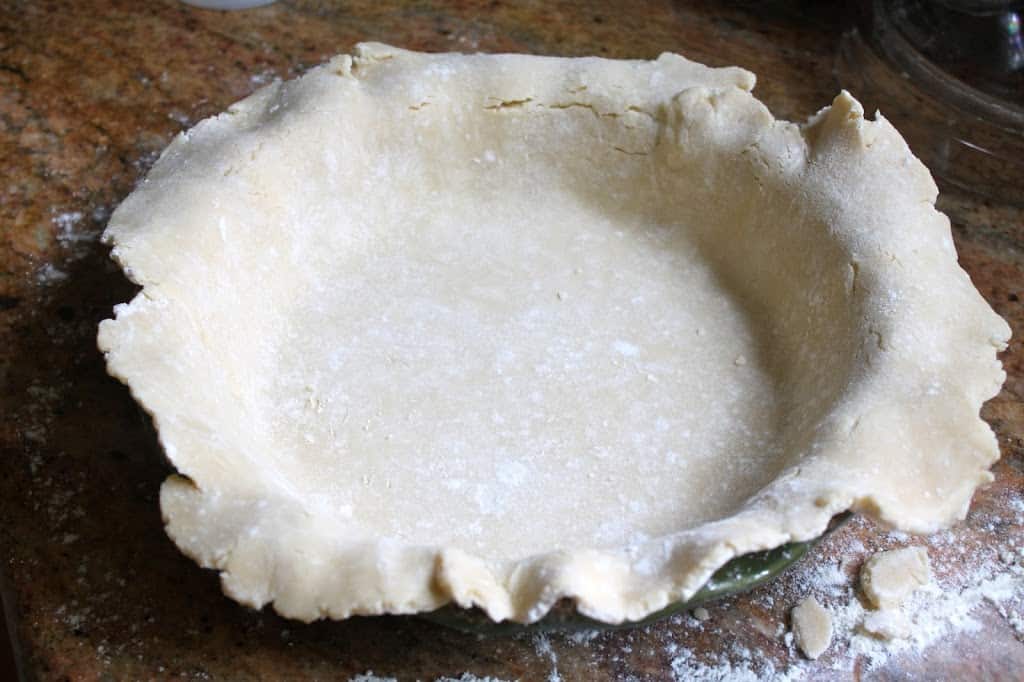 pie crust ready for filling