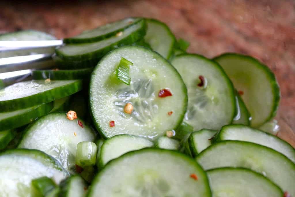 Oke's Korean Cucumber Pickles recipe banchan
