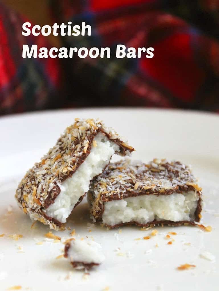Scottish macaroon bars