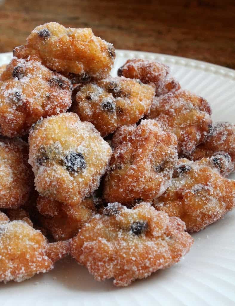 frittelle di riso on a plate