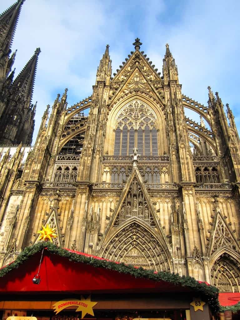 Cologne Koln Cathedral Christmas Market in Cologne Germany
