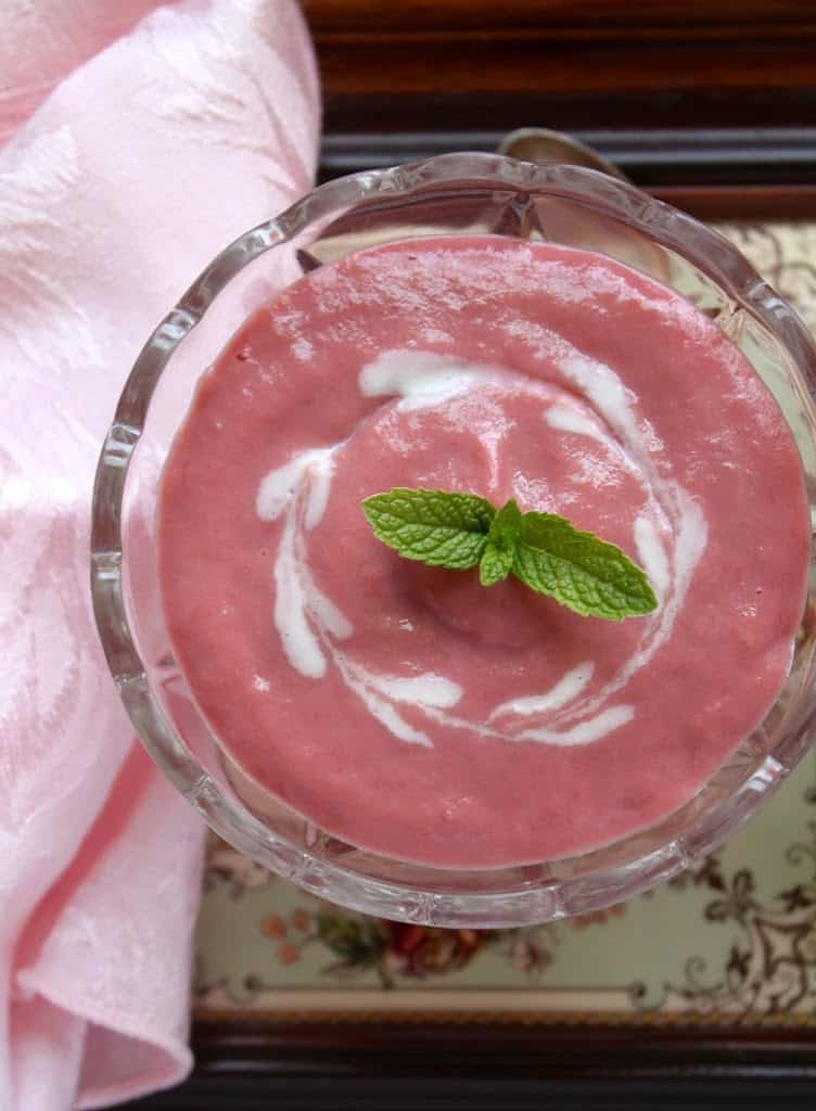 rhubarb fool recipe with cream
