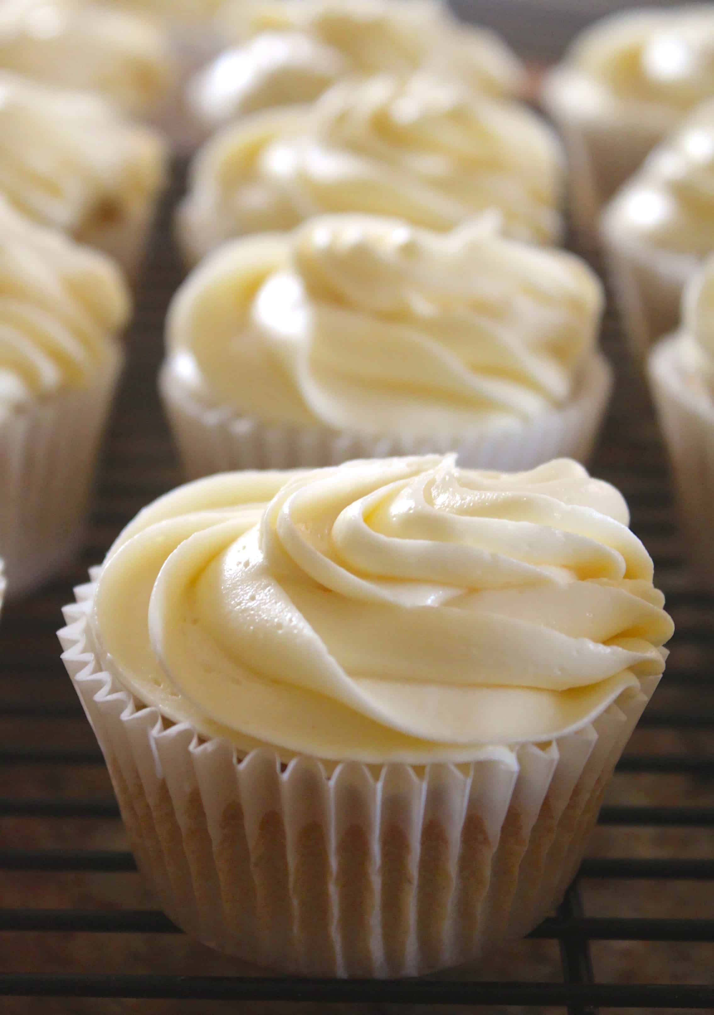 White Russian Cupcakes with Vodka Buttercream Icing - Christina's Cucina