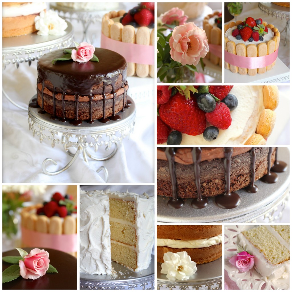 Cake Collage for cake decorating tutorial