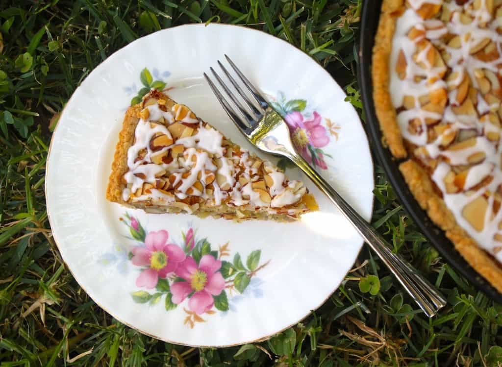 Slice of Bakewell Tart