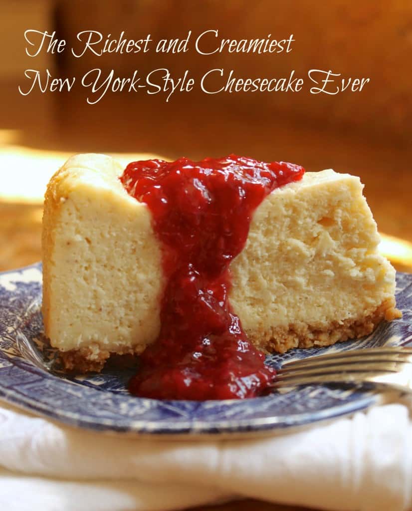 Richest and creamiest New York style cheesecake recipe