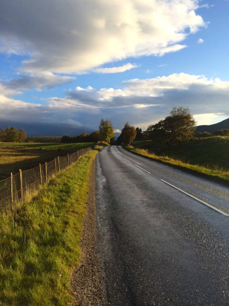 Road from Carrbridge