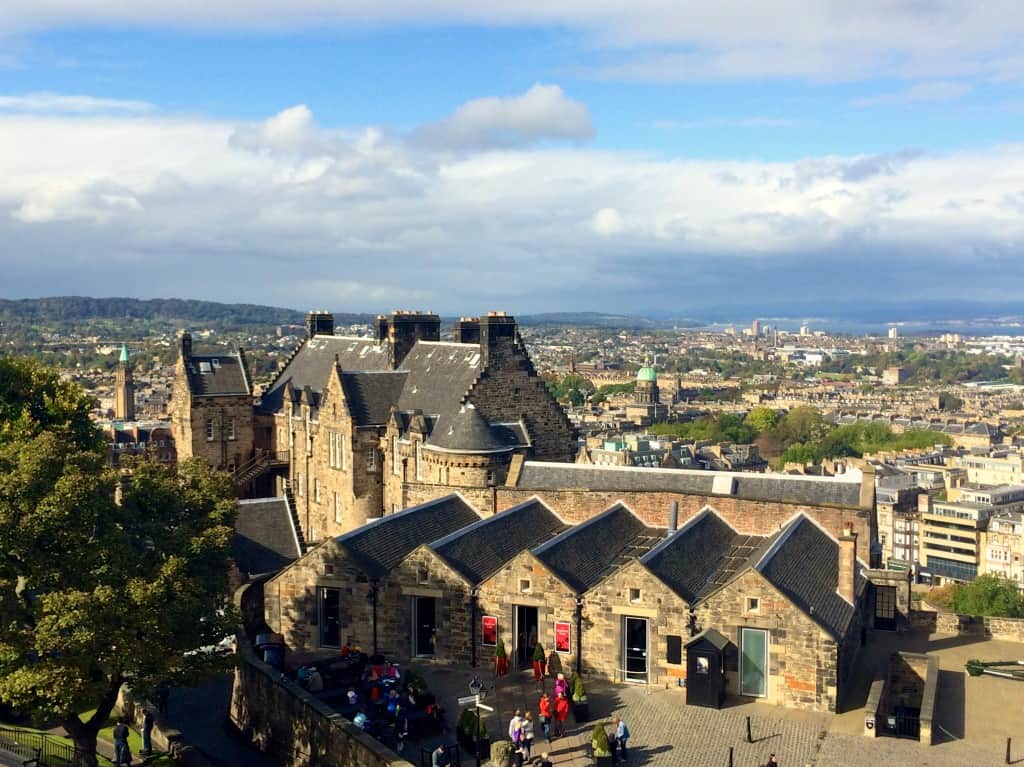 Edinburgh Castle on a castle tour of Scotland