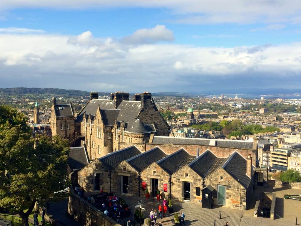 View from Inside The Edinburgh Castle