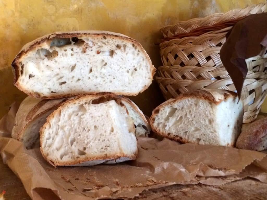 Bread at Caciosteria Casa Lawrence