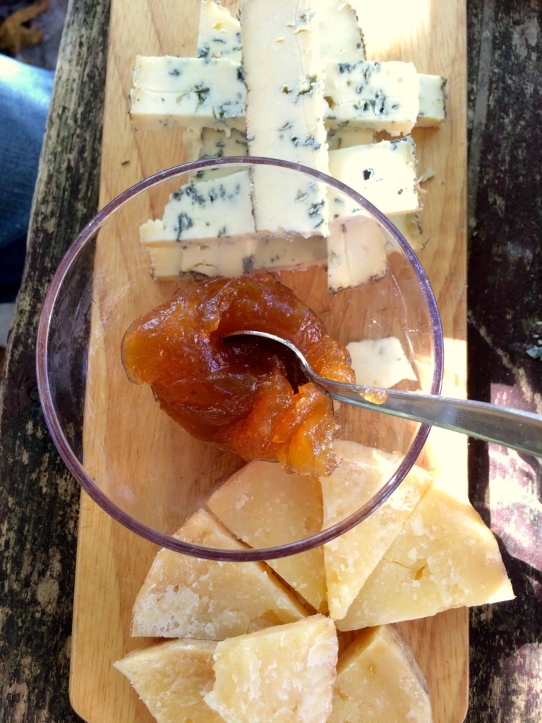 cheese and jam at Casa Lawrence