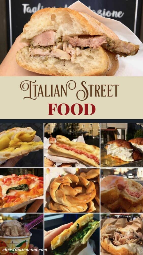 Italian street food pin