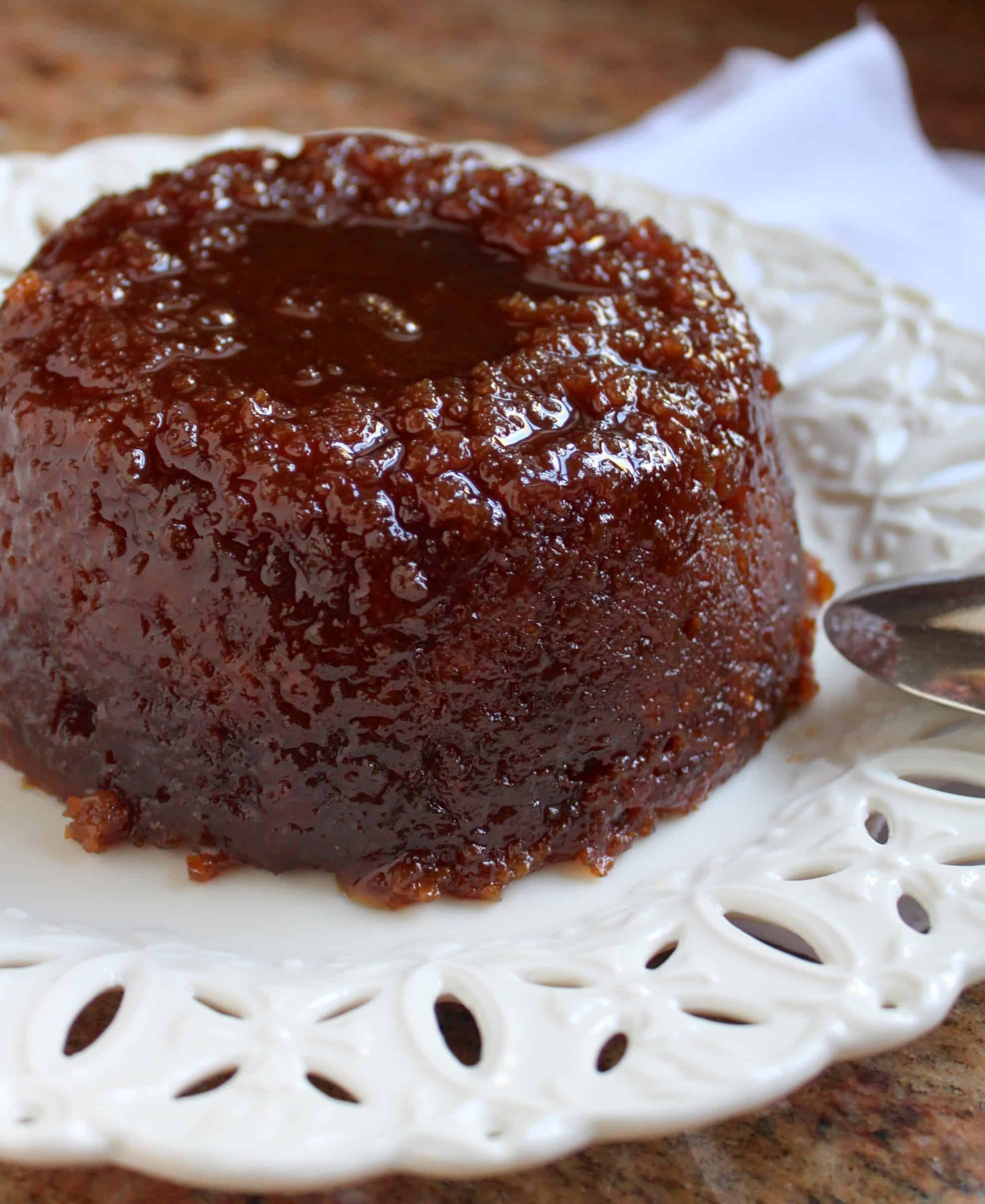 Slow Cooker Jam Sponge Pudding - Nicky's Kitchen Sanctuary