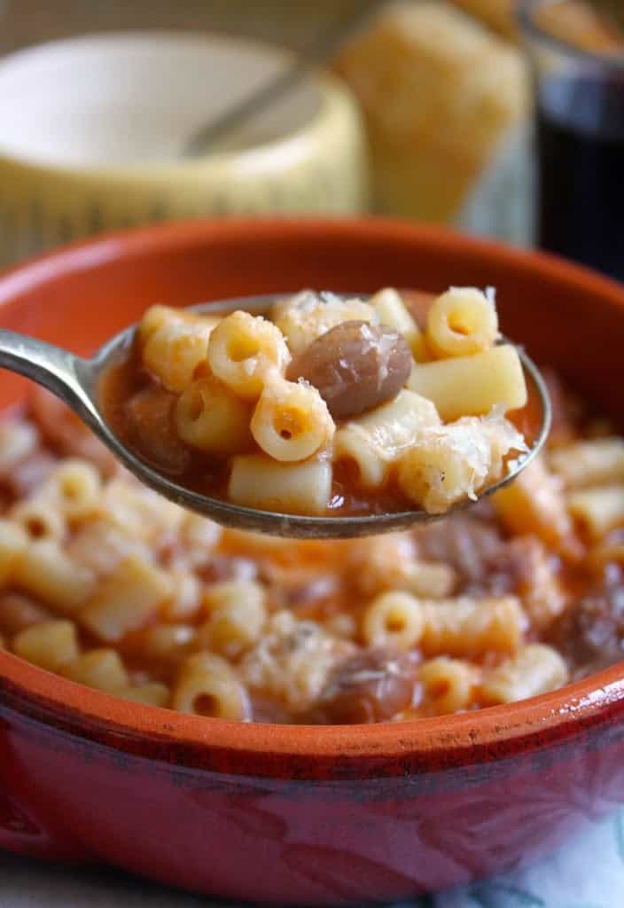 Authentic Italian Pasta and Beans cucina povera recipes
