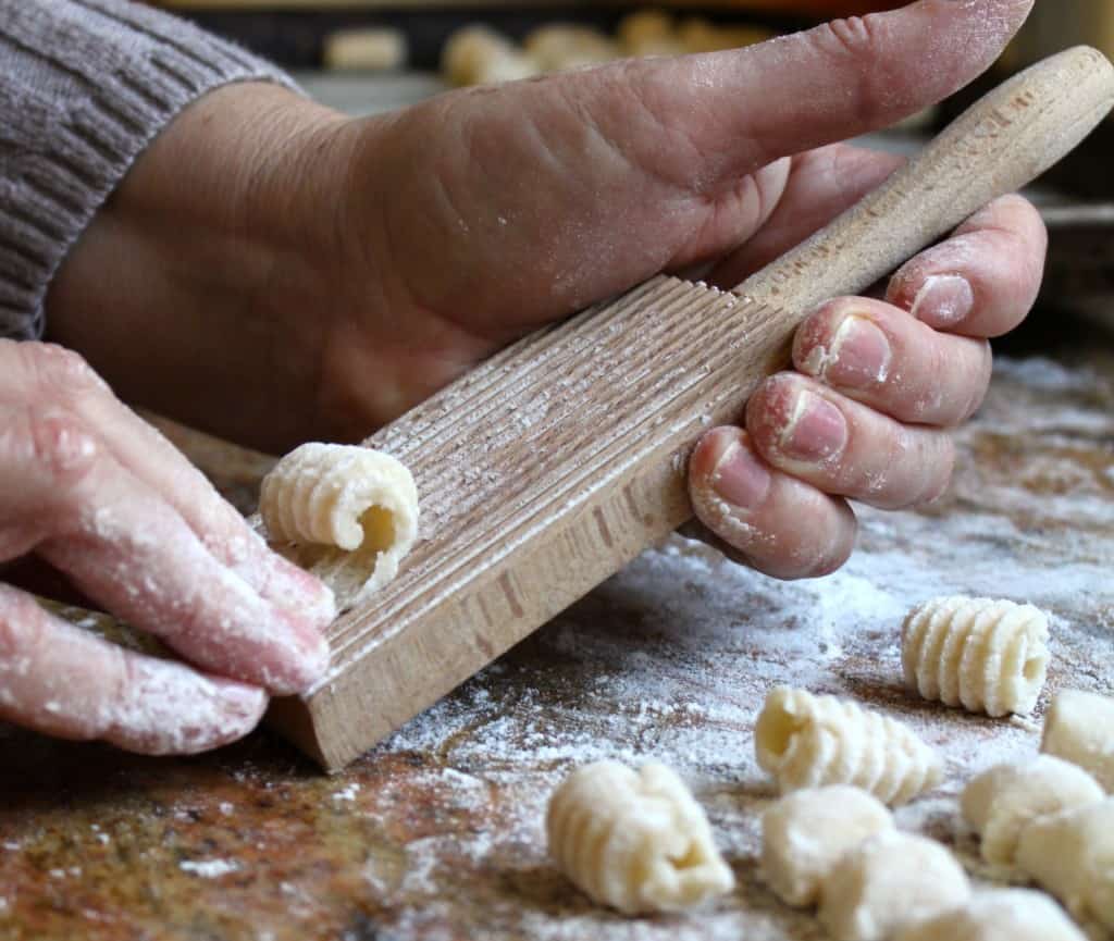 making authentic Italian gnocchi