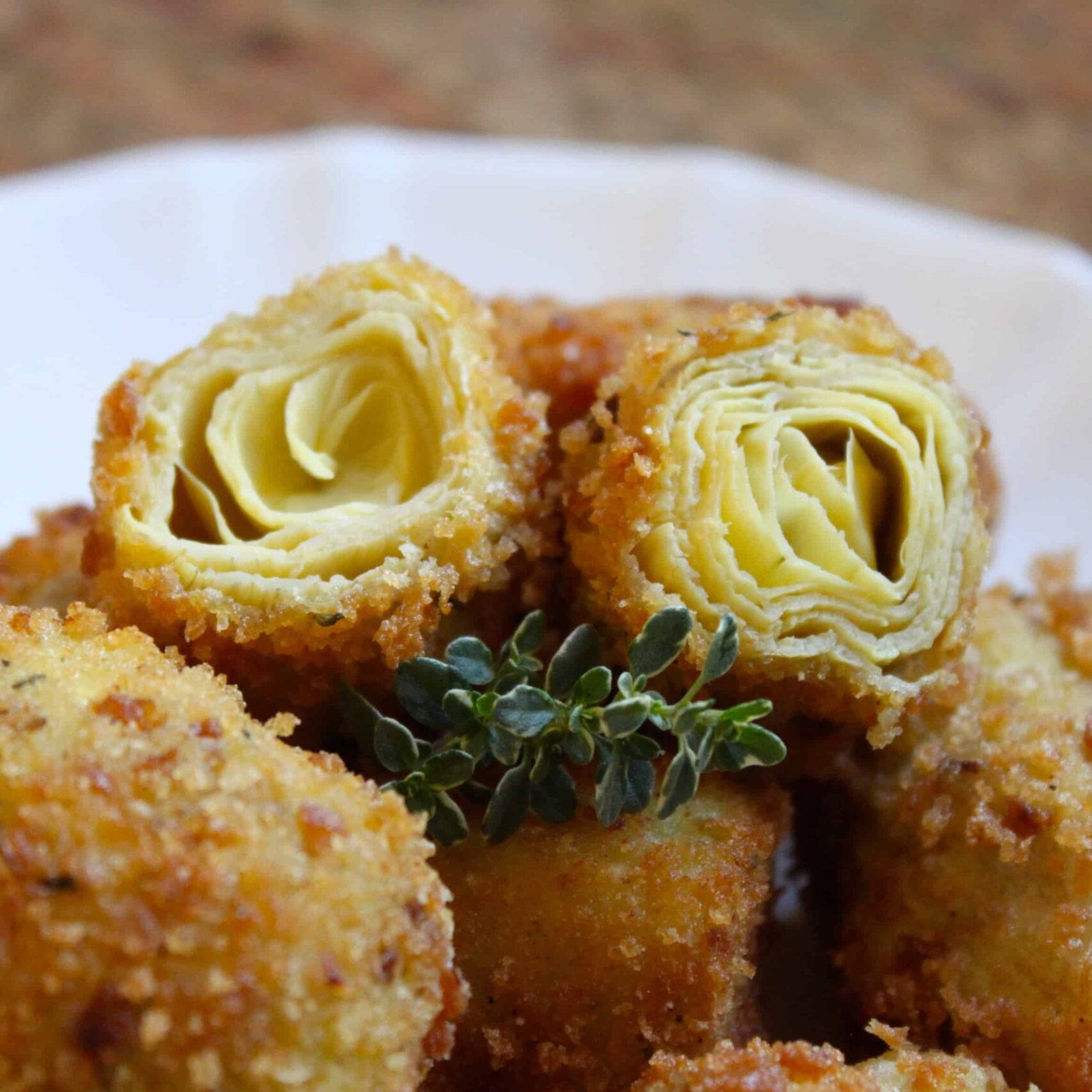 deep fried artichoke hearts