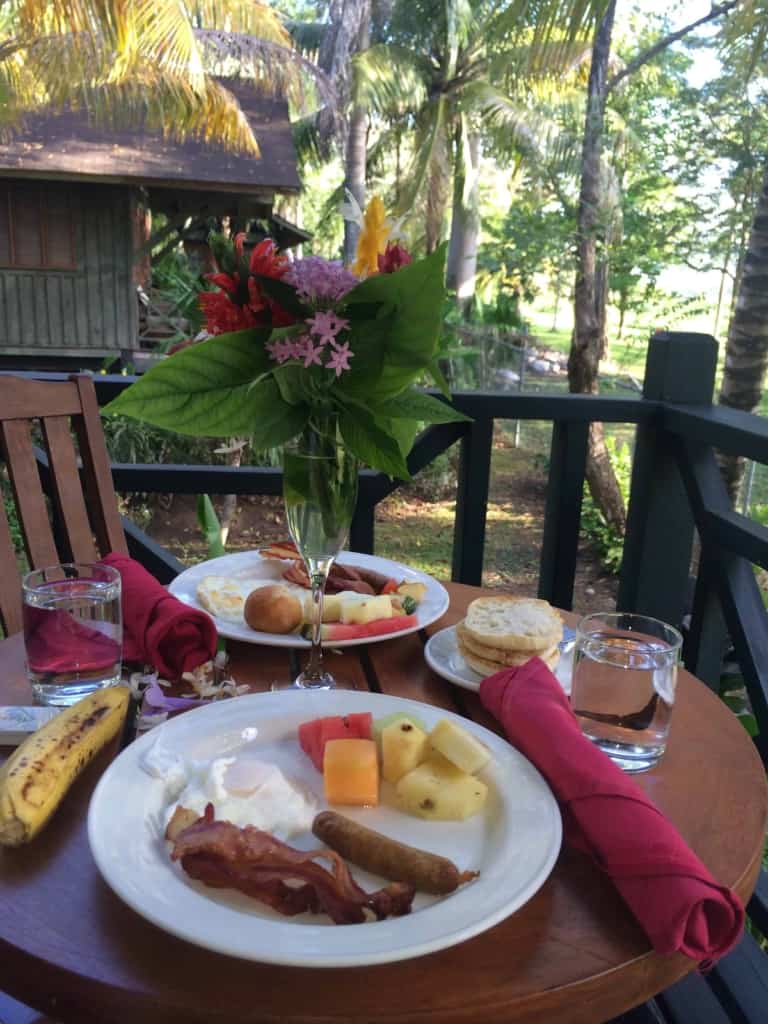 Breakfast for two in Jamaica