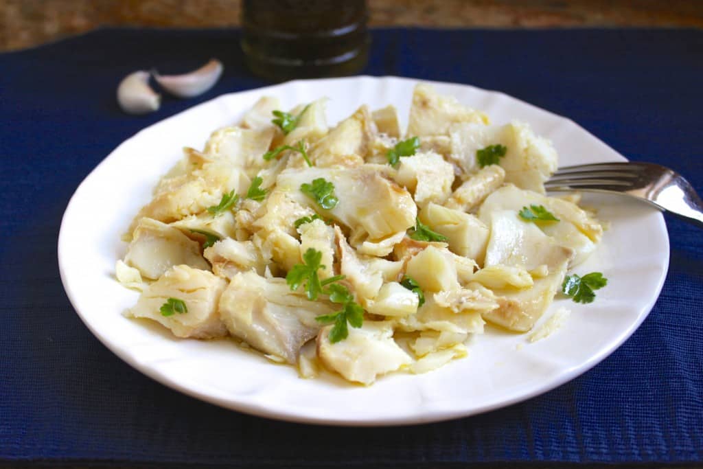 Baccala salt cod Italian salad photo