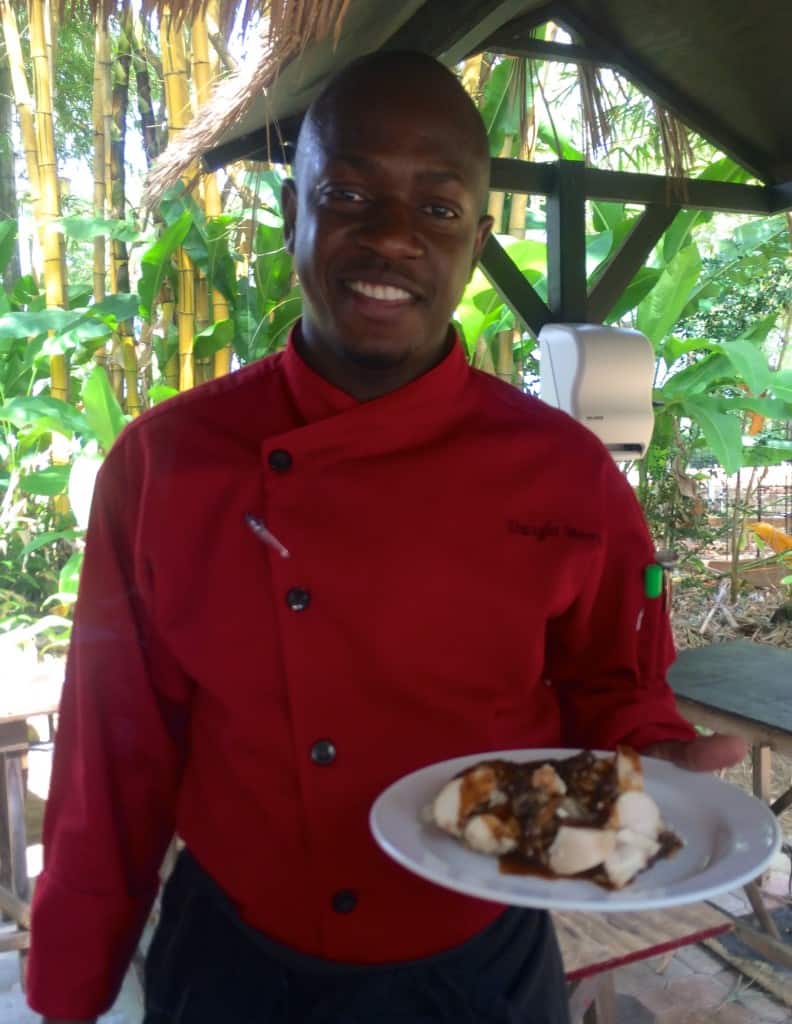 Chef Dwight Morris with his best authentic jamaican jerk chicken recipe