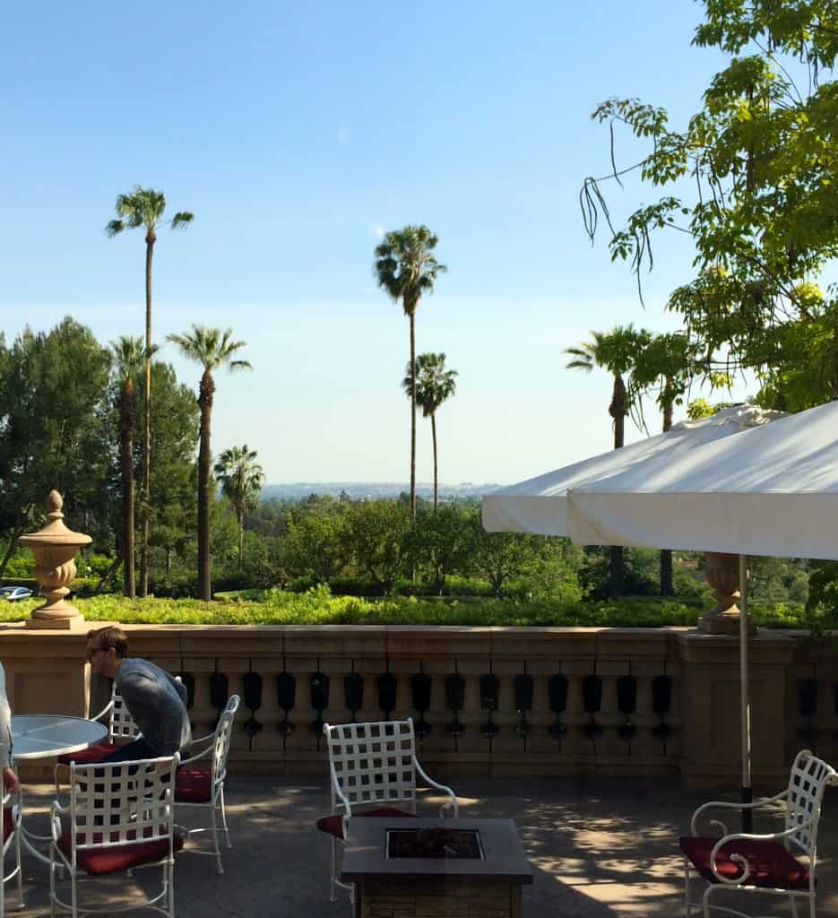 View from The Lobby Lounge, Langham Huntington, Pasadena