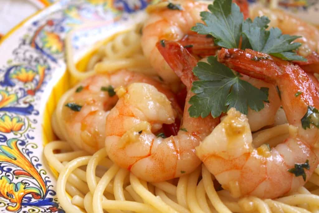 Simple Garlic Butter Shrimp With Spaghetti Shrimp Scampi Christina S Cucina