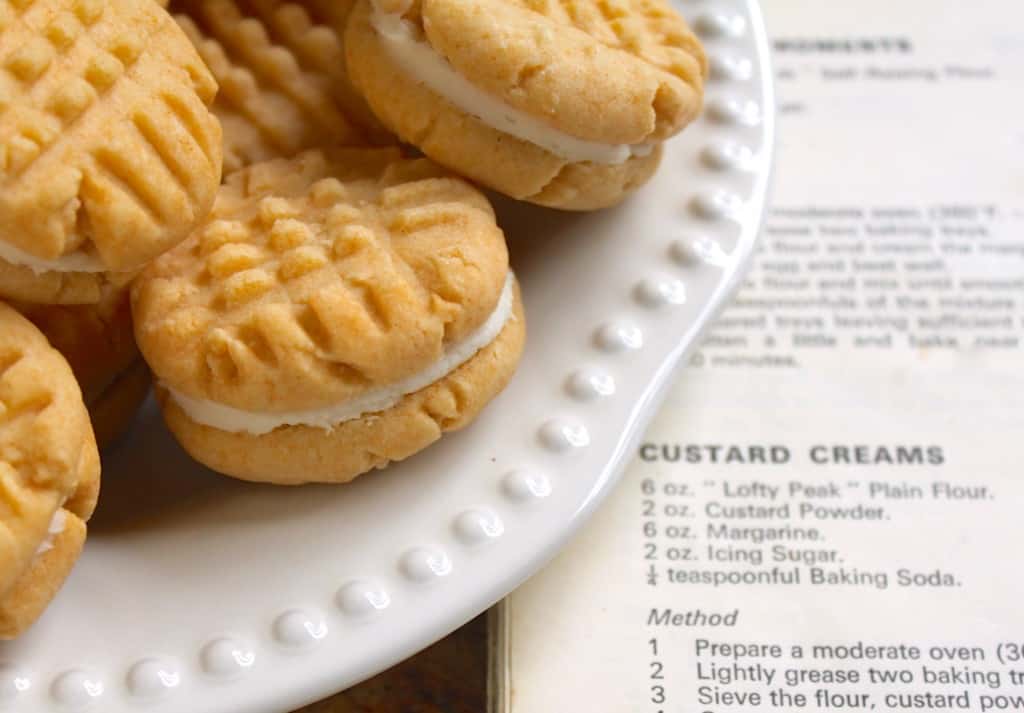 Custard Creams with recipe