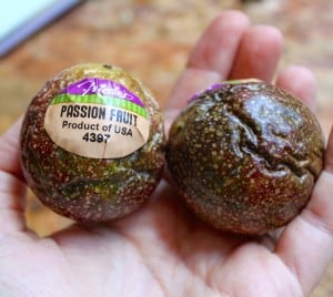 ripe passion fruit