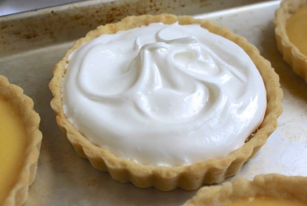 meringue topped tartlet from Teatime in Paris