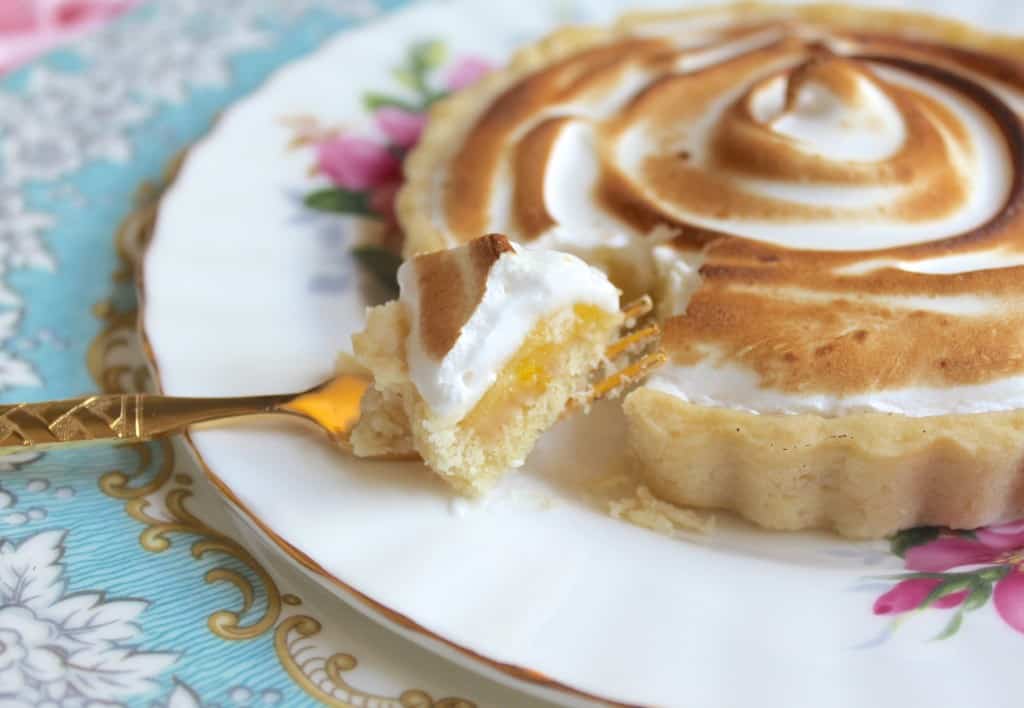 Passion Fruit and Lemon Meringue Tartlet