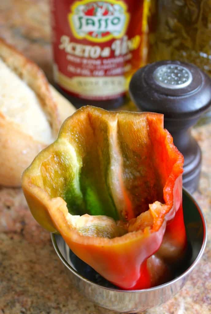 Inside out pepper salad 